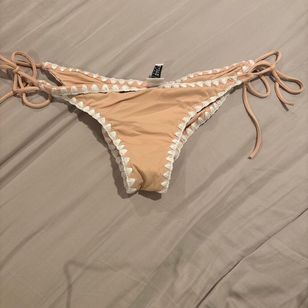 Dippin-daisy-s Women's Orange and Tan Bikini-and-tankini-bottoms